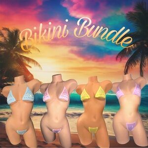 Rhinestone Bikini Sets